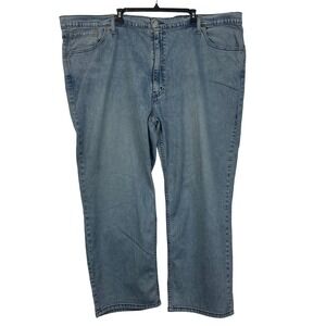 NEW Levi's‎ 541 Athletic Fit Flex Stretch 54x28 Medium Wash Denim Blue Jeans Zip